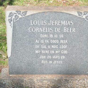 BEER Louis Jeremias Cornelis, de -1956