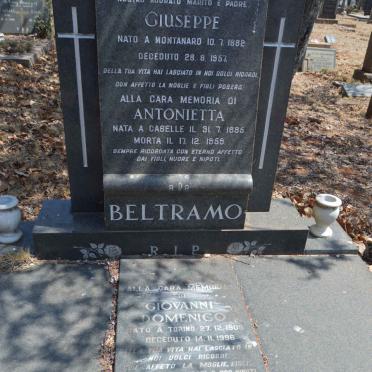 BELTRAMO Giuseppe 1882-1957 &amp; Antonietta 1885-1959