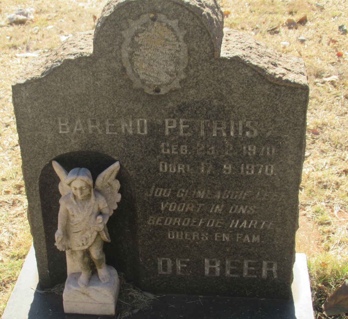 BEER Barend Petrus, de 1970-1970