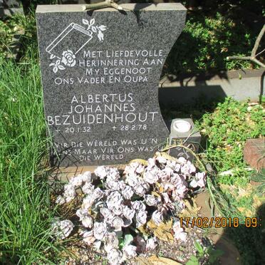 BEZUIDENHOUT Albertus Johannes 1932-1978