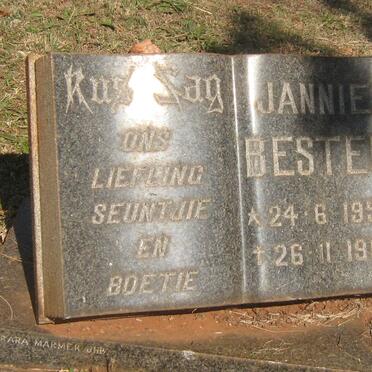 BESTER Jannie 1957-1961