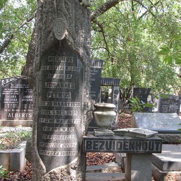 BEZUIDENHOUT Johannes Petrus 1938-1959