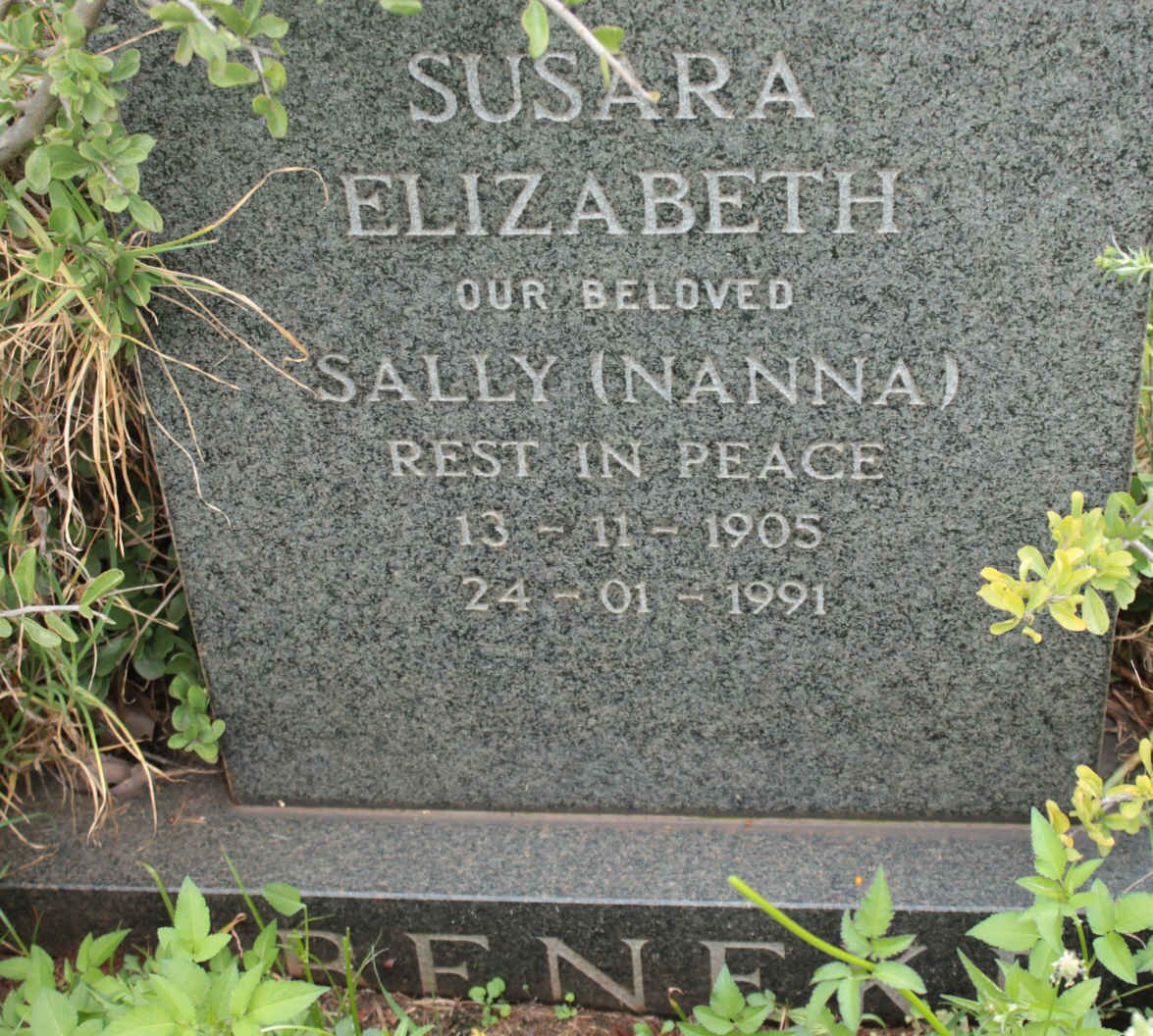 BENEKE Susara Elizabeth 1905-1991