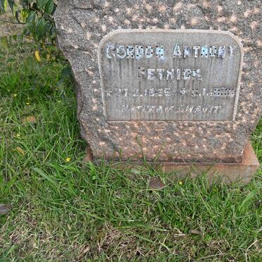 BETHICK Gordon Anthony 1935-19??