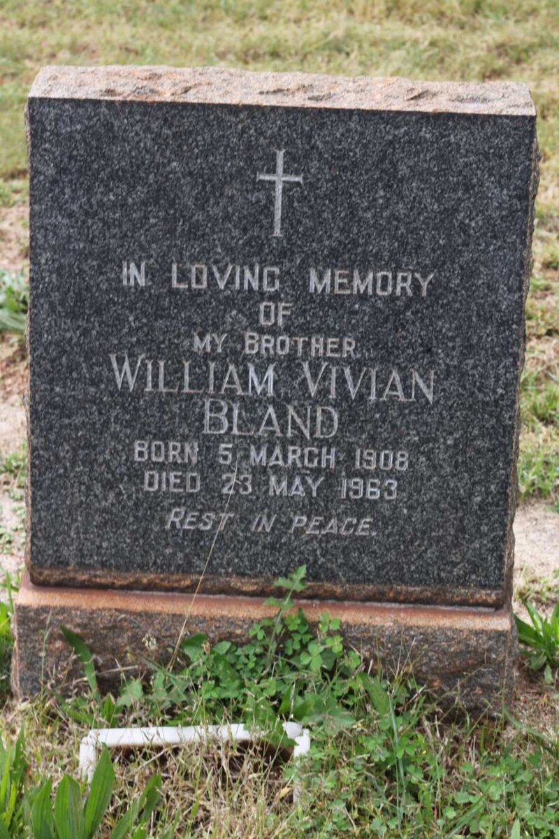 BLAND William Vivian 1908-1963