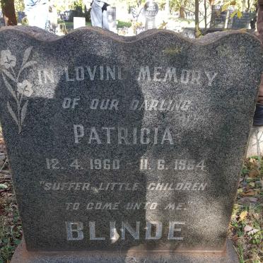BLINDE Patricia 1960-1964