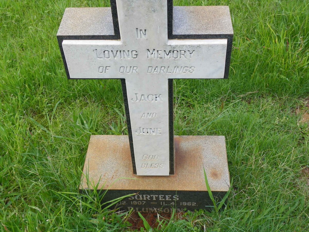 BLUMSOHN Surtees 1907-1962 :: ? Jack :: ? June