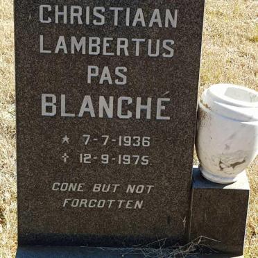 BLANCHÉ Christiaan Lambertus Pas 1936-1975