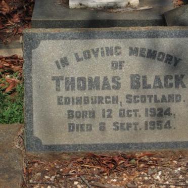BLACK Thomas 1924-1954