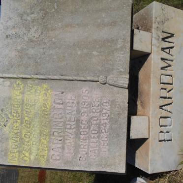 BOARDMAN Carrington Lawrence 1905-1970