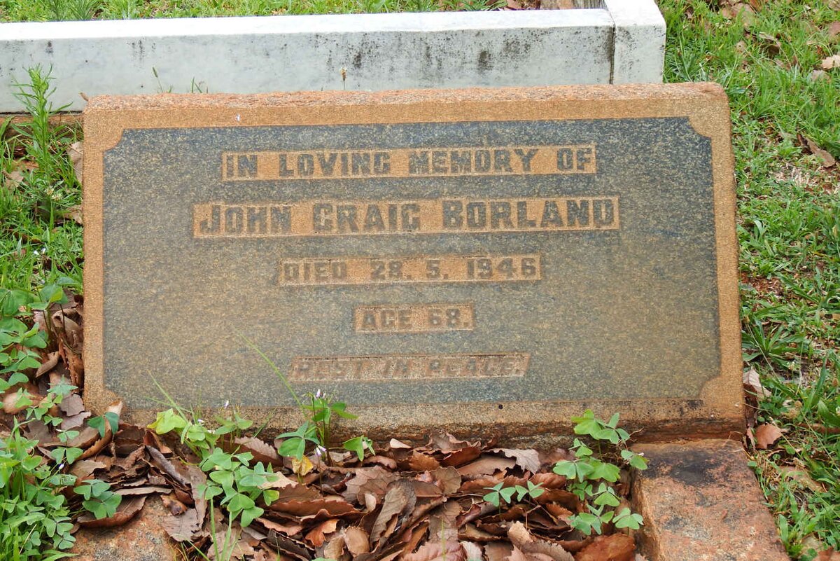 BORLAND John Craig -1946