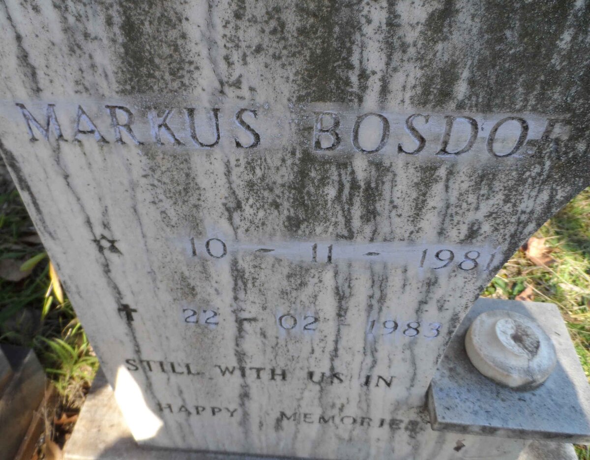 BOSDO? Markus 1981-1983