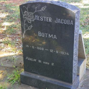 BOTMA Hester Jacoba 1908-1974