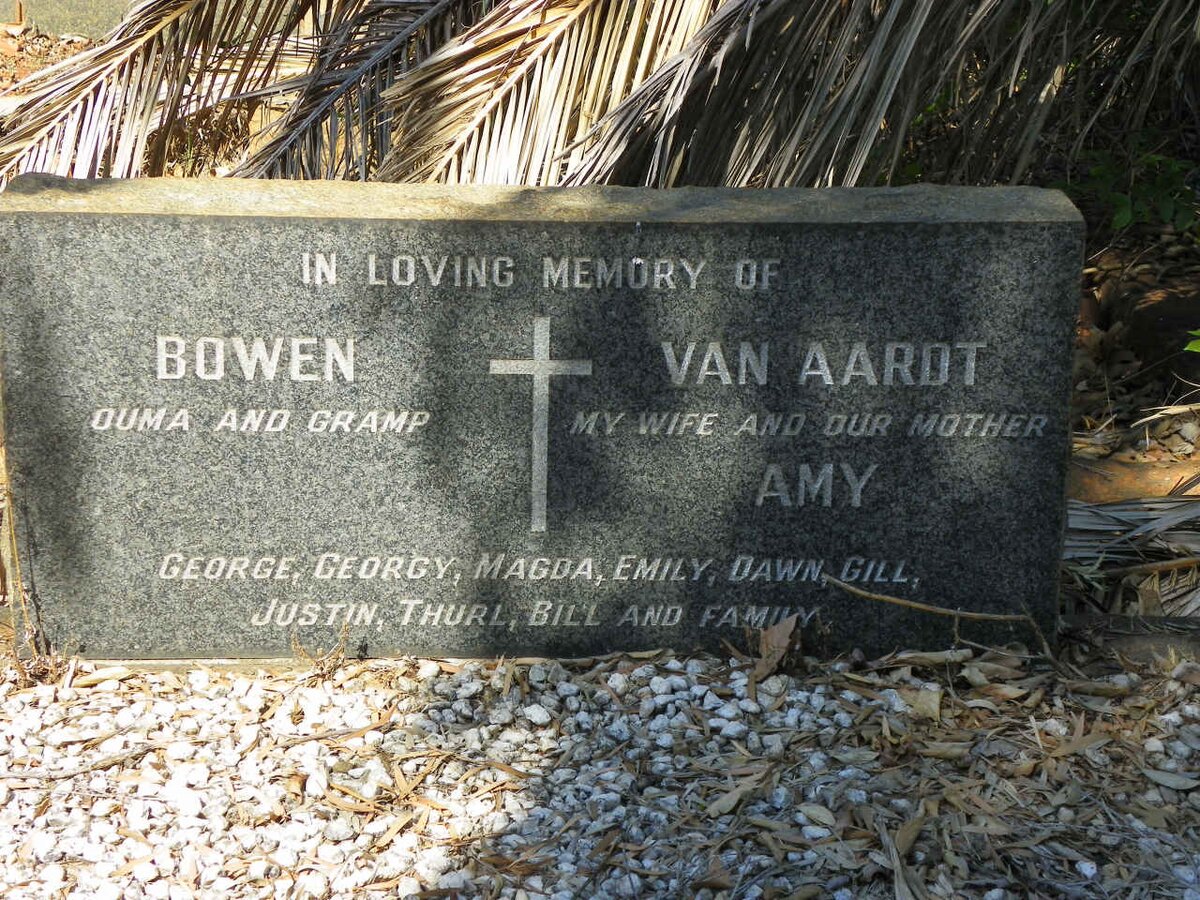 BOWEN :: VAN AARDT Amy