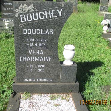 BOUGHEY Douglas 1929-1978 &amp; Vera Charmaine 1930-2003