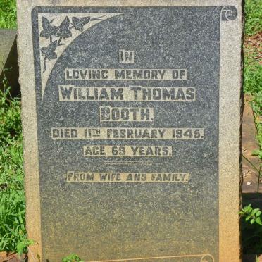BOOTH William Thomas -1945