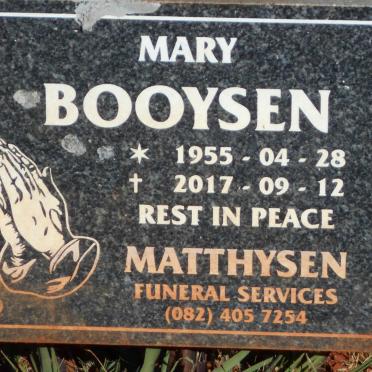BOOYSEN Mary 1955-2017