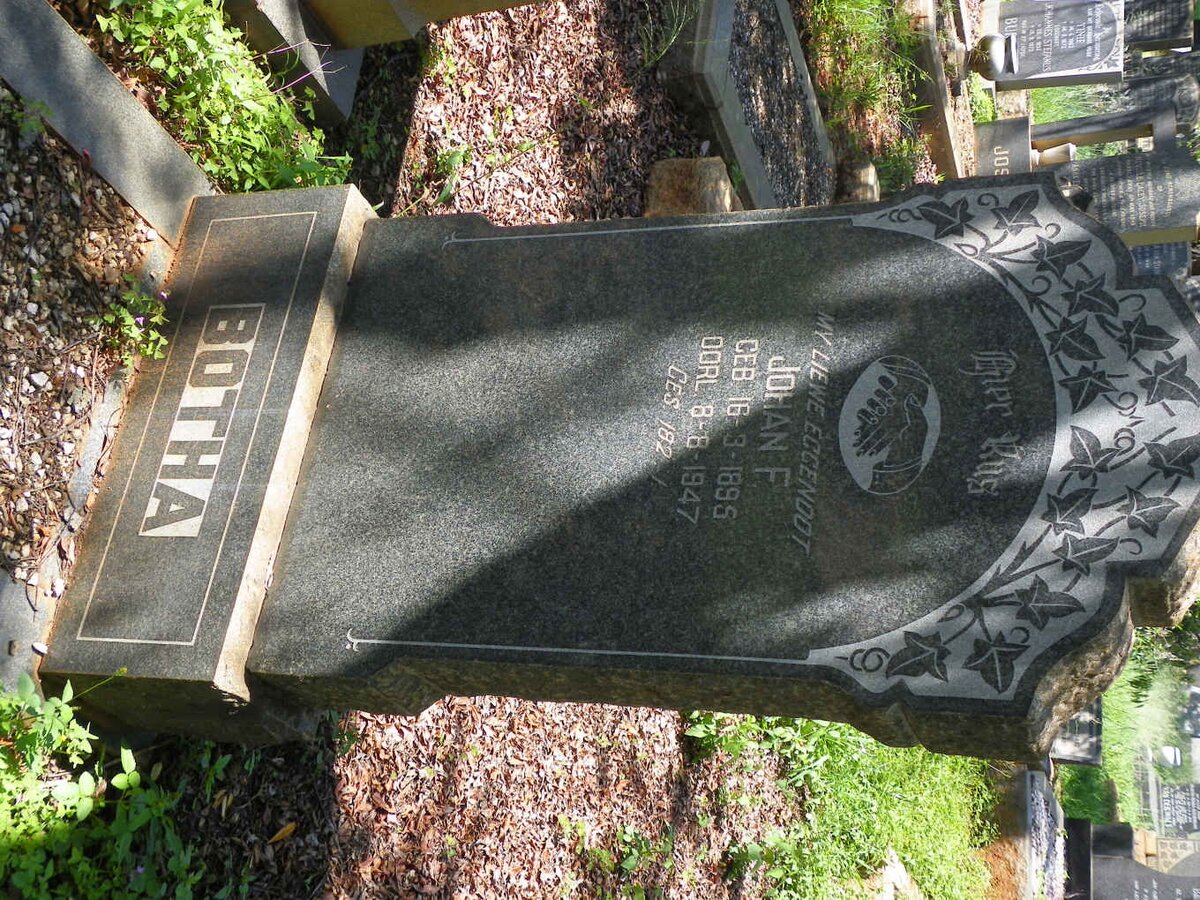 BOTHA Johan F. 1895-1947