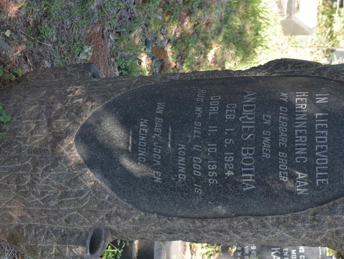 BOTHA Andries 1924-1955