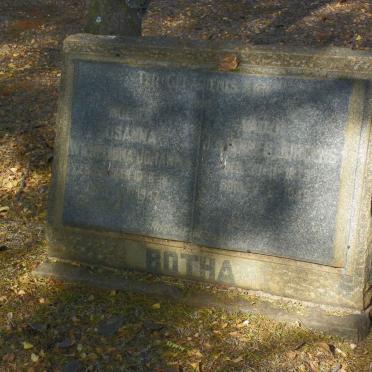 BOTHA Johannes Jurgens 1873-1949 &amp; Susanna Wilhelmina Johanna GROBLER 1875-1947