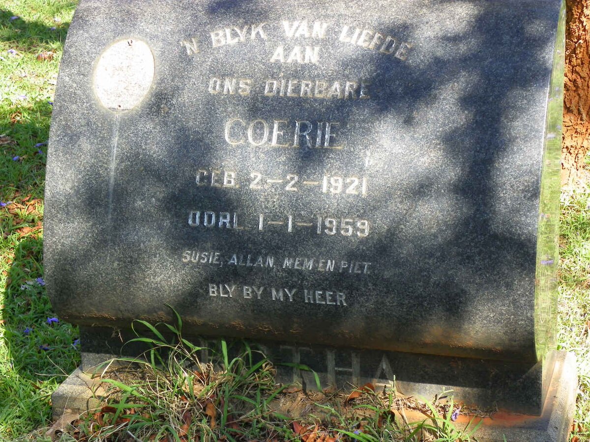 BOTHA Coerie 1921-1959