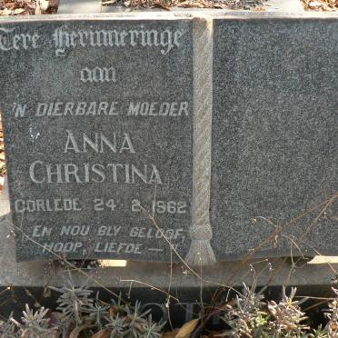 BOTHA Anna Christina -1962