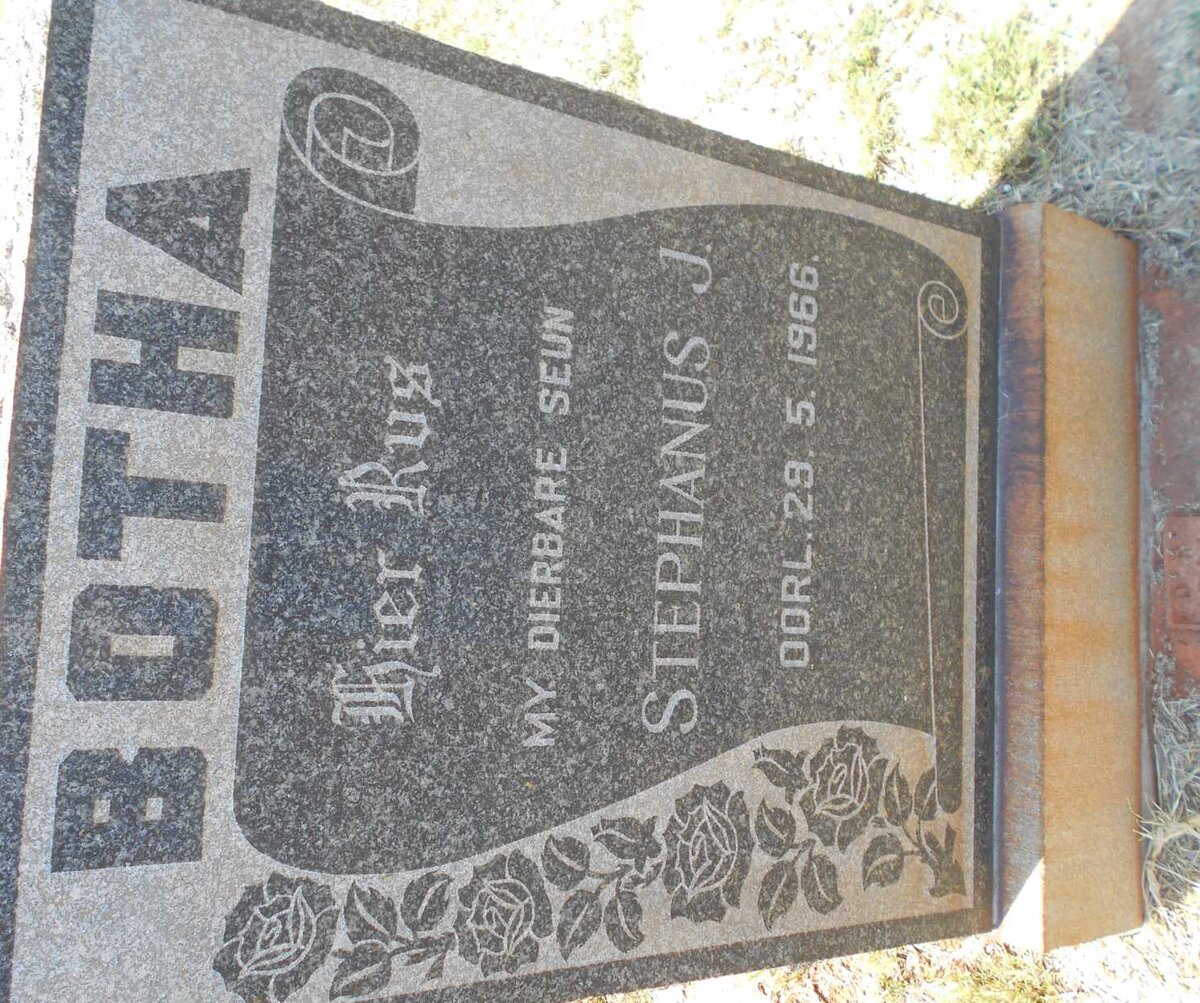 BOTHA Stephanus J. -1966