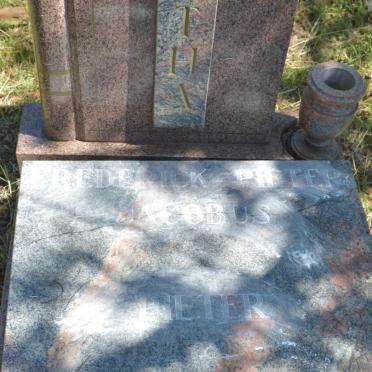 BOTHA Frederick Pieter Jacobus 