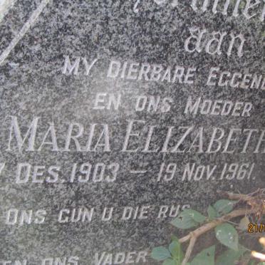 BOTHA Michael Coenraad 1908-1972 & Maria Elizabeth 1903-1961 _1