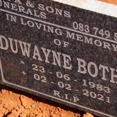 BOTHA Duwayne 1983-2021