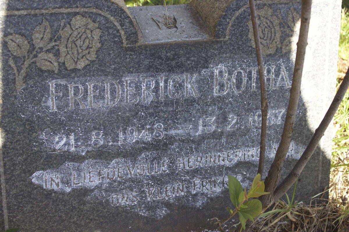 BOTHA Frederick 1948-1957