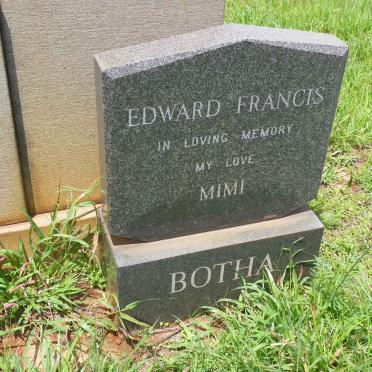 BOTHA Edward Francis