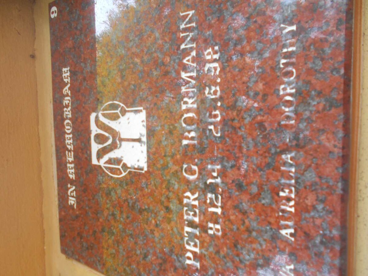 BORMANN Peter G. 1914-1998