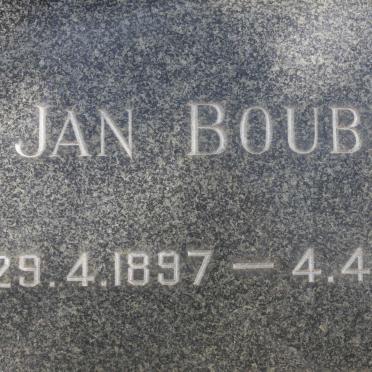 BOUBER Jan 1897-1966
