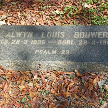 BOUWER Alwyn Louis 1896-1960