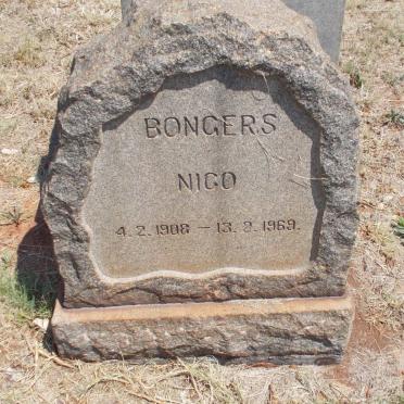 BONGERS Nico 1908-1969