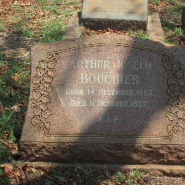 BOUCHIER Arthur Joseph 1893-1952