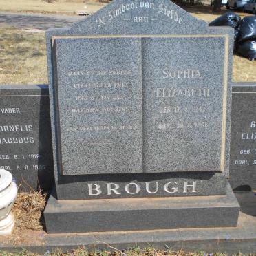 BROUGH Cornelis Jacobus 1916-1995 &amp; Sophia Elizabeth 1919-200? :: BROUGH Sophia Elizabeth 1947-1961