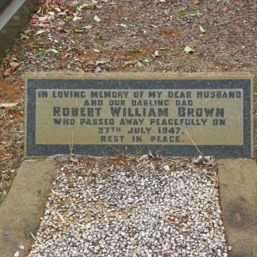 BROWN Robert William -1947