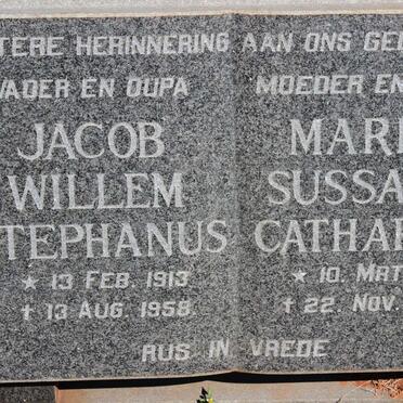 BRYNARD Jacob Willem Stephanus 1913-1958 &amp; Maria Sussanna Catharina 1918-1987