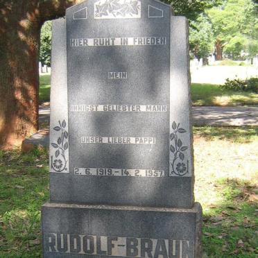 BRAUN Rudolf 1919-1957