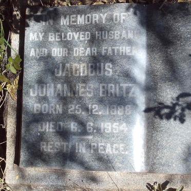 BRITZ Jacobus Johannes 1888-1954