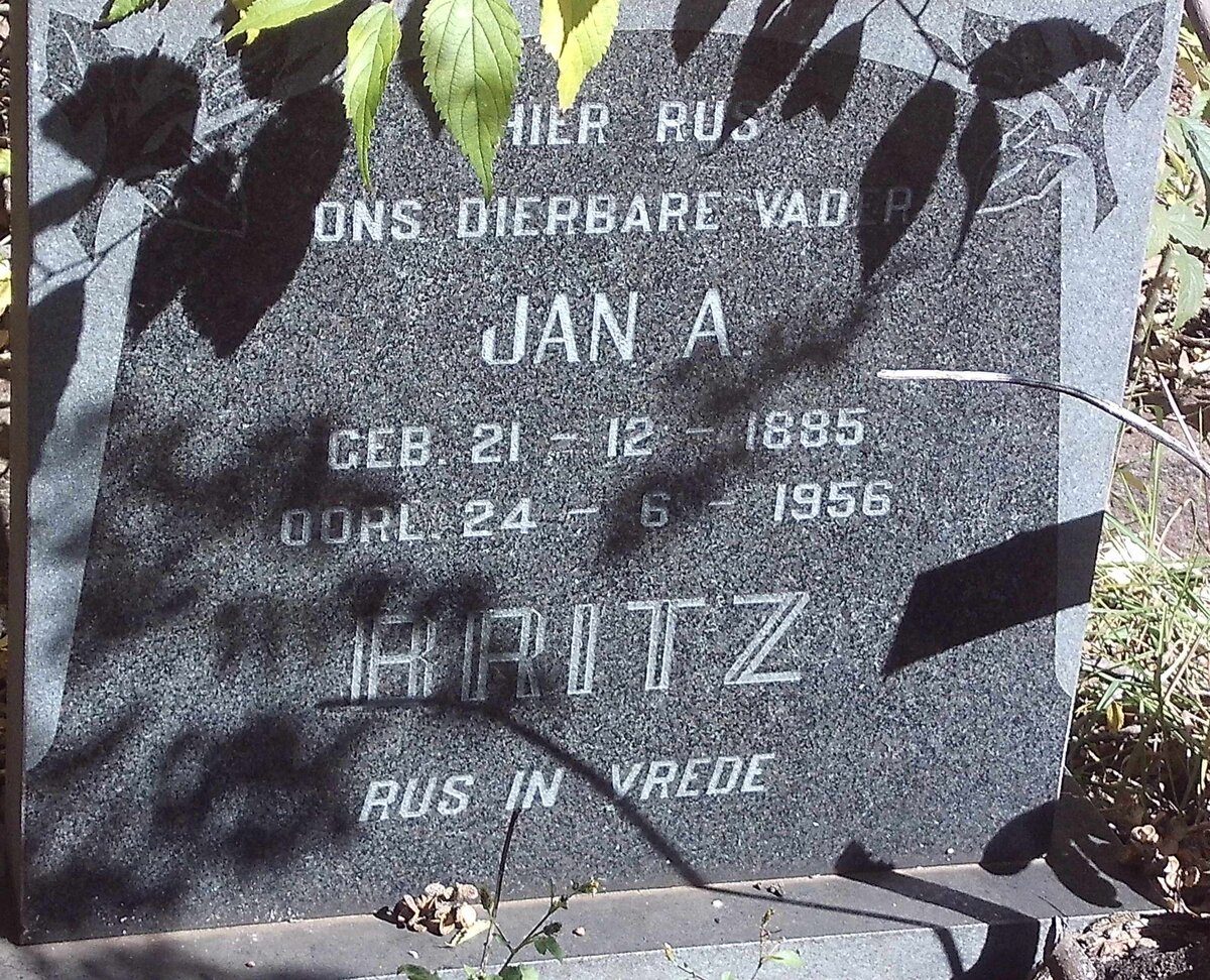 BRITZ Jan A. 1885-1956