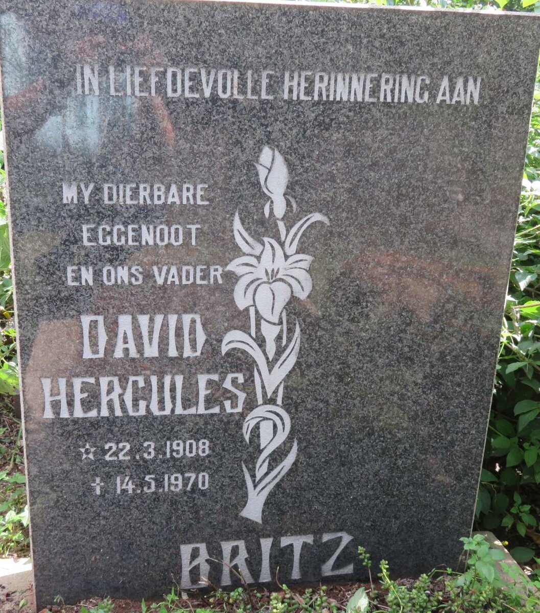 BRITZ David Hercules 1908-1970