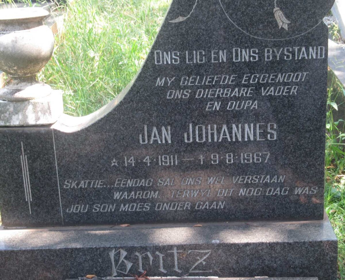 BRITZ Jan Johannes 1911-1967 