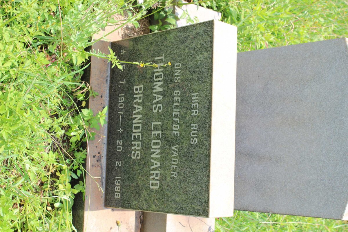 BRANDERS Thomas Leonard 1907-1988