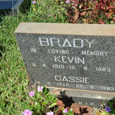 BRADY Kevin 1910-1983 :: BRADY Cassie 1950-1983