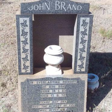 BRAND John 1953-1972