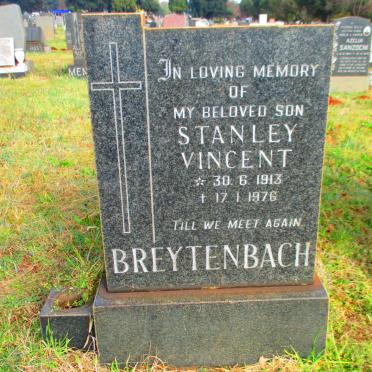 BREYTENBACH Stanley Vincent 1913-1976