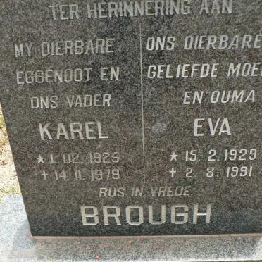 BROUGH Karel 1925-1979 &amp; Eva 1929-1991